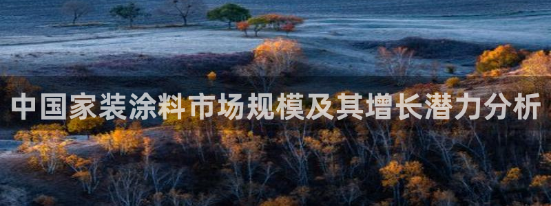 和记国际开户：中国家装涂料市场规模及其增长潜力分析
