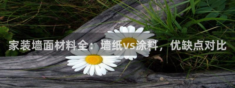 和记平台：家装墙面材料全：墙纸vs涂料，优缺点对比