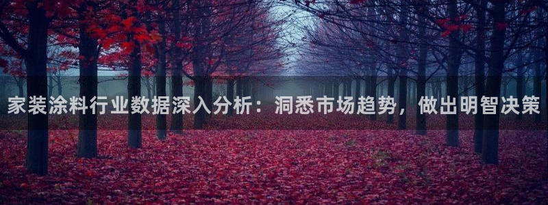 和记国际电讯市值：家装涂料行业数据深入分析：洞悉市场趋势，做出明智决策
