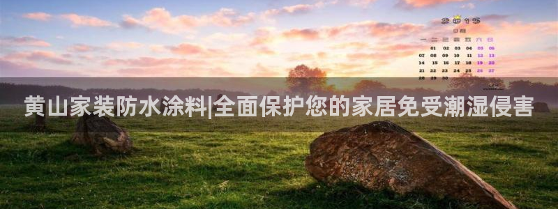 和记Ag：黄山家装防水涂料|全面保护您的家居免受潮湿侵害