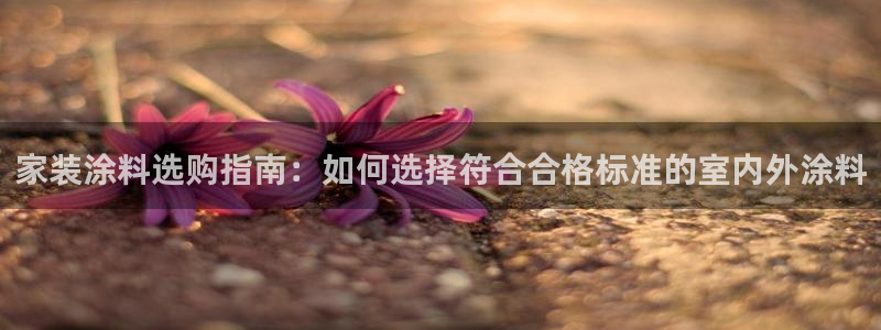 和记h88游戏：家装涂料选购指南：如何选择符合合格标准的室内外涂料