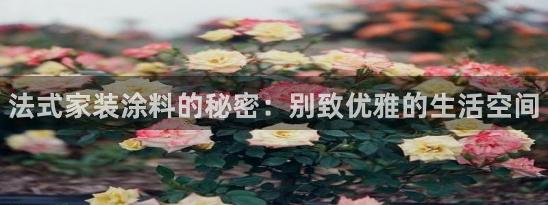 和记AG：法式家装涂料的秘密：别致优雅的生活空间