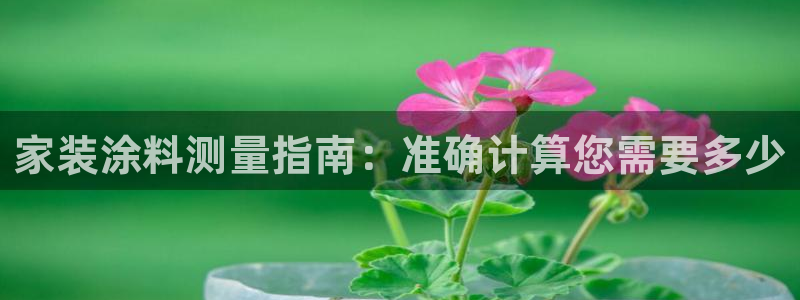和记官网登录：家装涂料测量指南：准确计算您需要多少