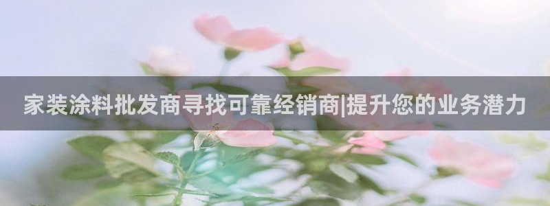 和记国际官网官网：家装涂料批发商寻找可靠经销商|提升您的业务潜力