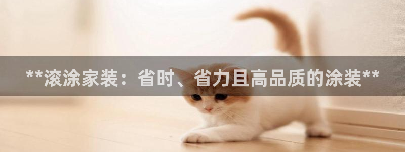 和记平台注册：**滚涂家装：省时、省力且高品质的涂装**