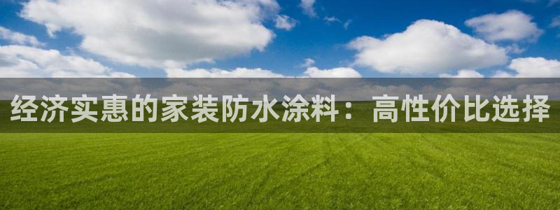和记app官网：经济实惠的家装防水涂料：高性价比选择