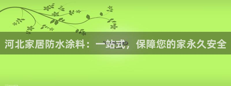 和记h188：河北家居防水涂料：一站式，保障您的家永久安全