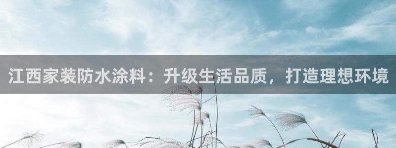和记(福建)商贸有限公司招聘：江西家装防水涂料：升级生活品质，打造理想环境