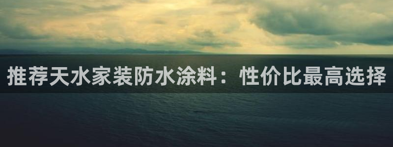 和记官网官方网站：推荐天水家装防水涂料：性价比最高选择